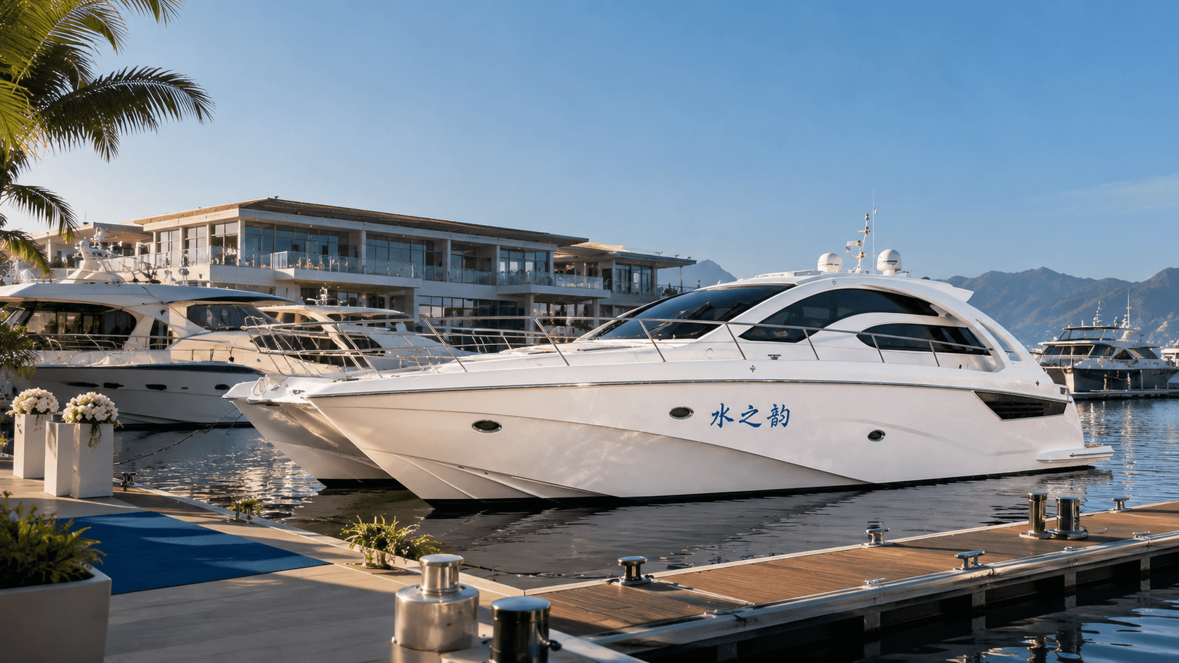 53 Ft Trimaran Channel Luxury Yacht Design and Scenario
