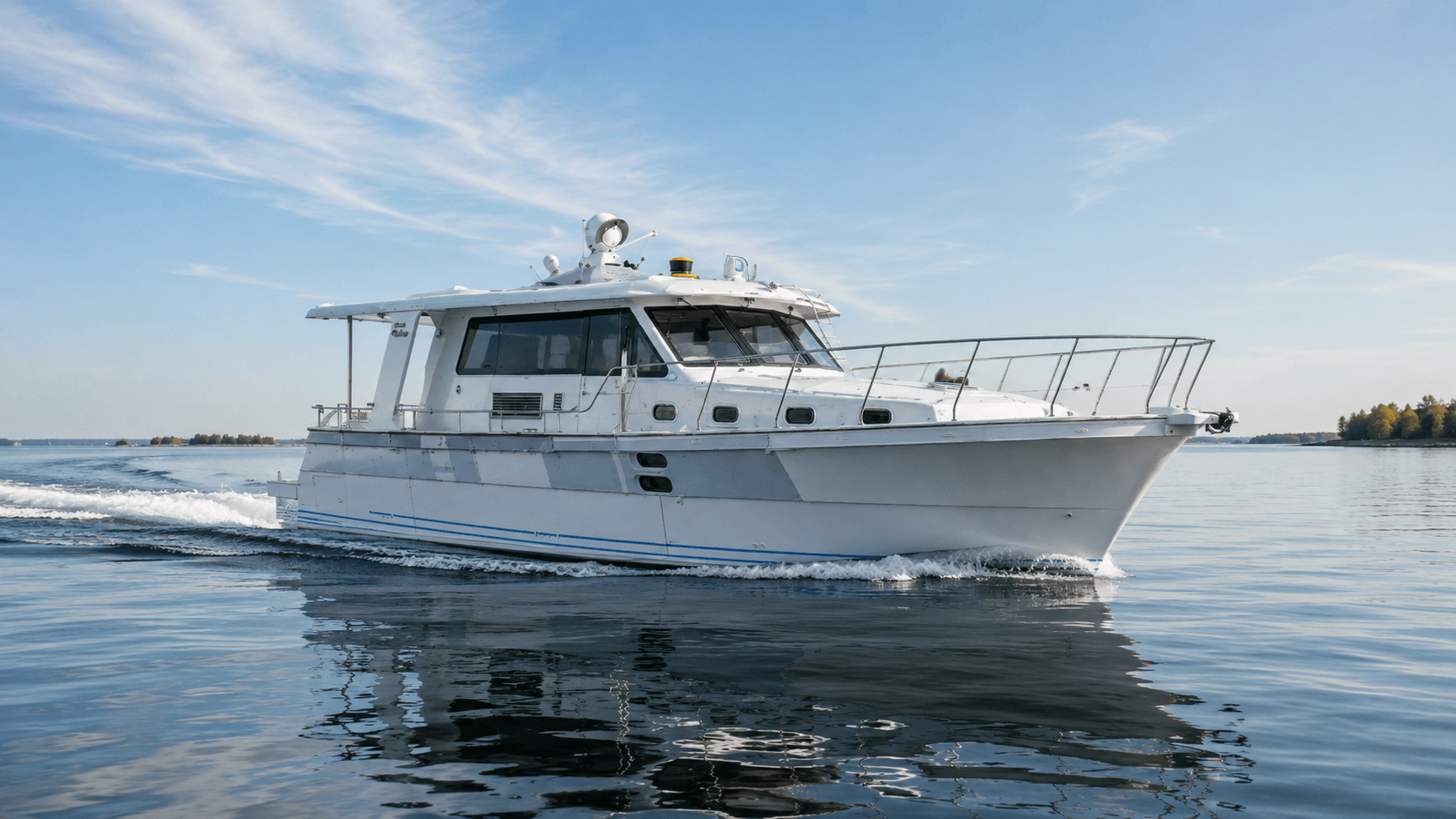 Powerful twin-engine propulsion for confident performance across varied cruising conditions