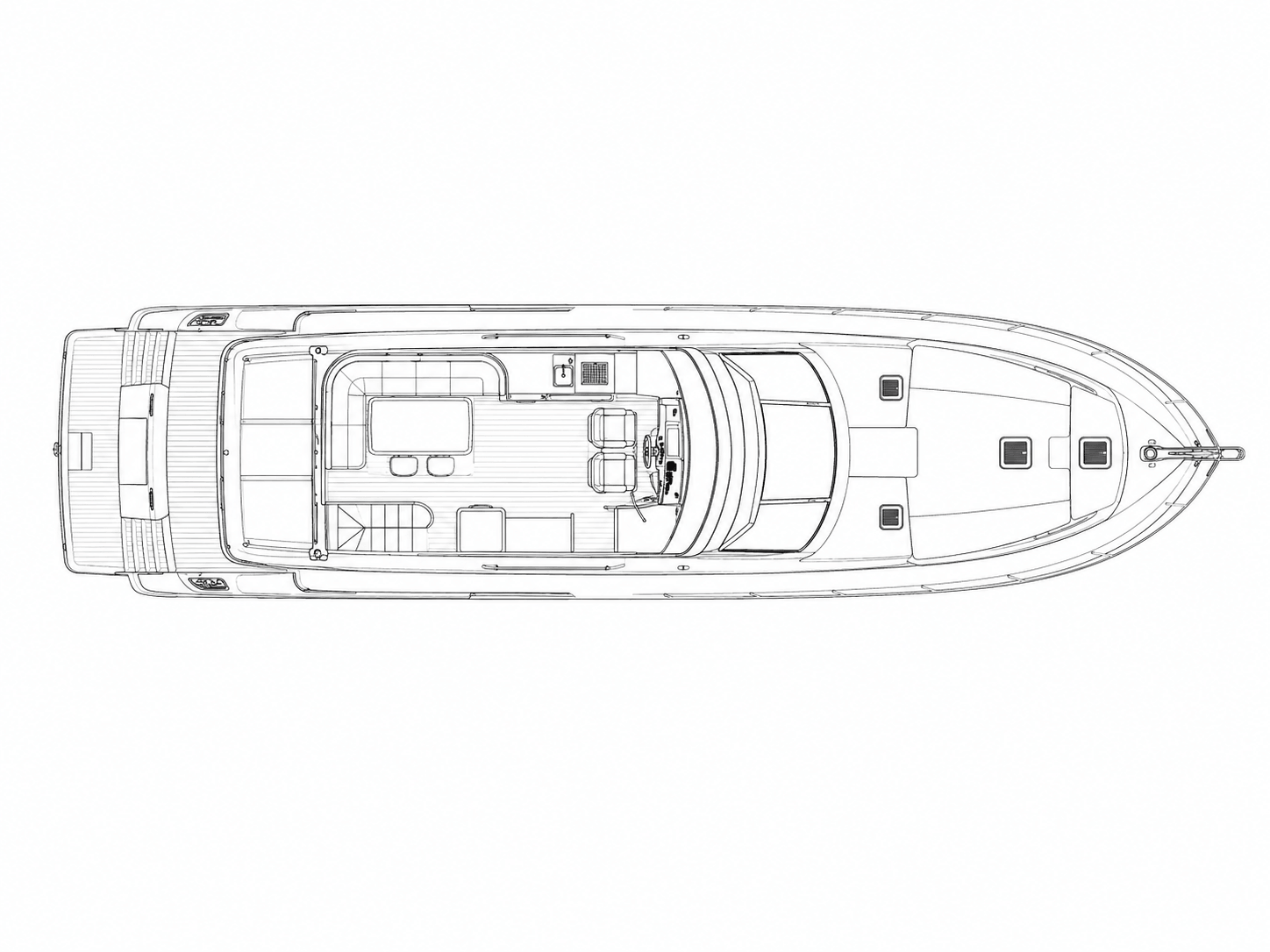 Intrepido 56 60 Luxury Yacht Design and Scenario