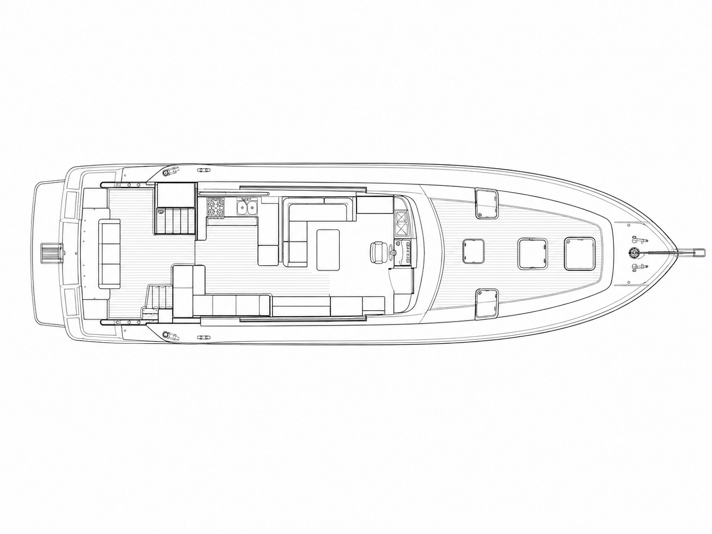 Intrepido 56 60 Luxury Yacht Design and Scenario